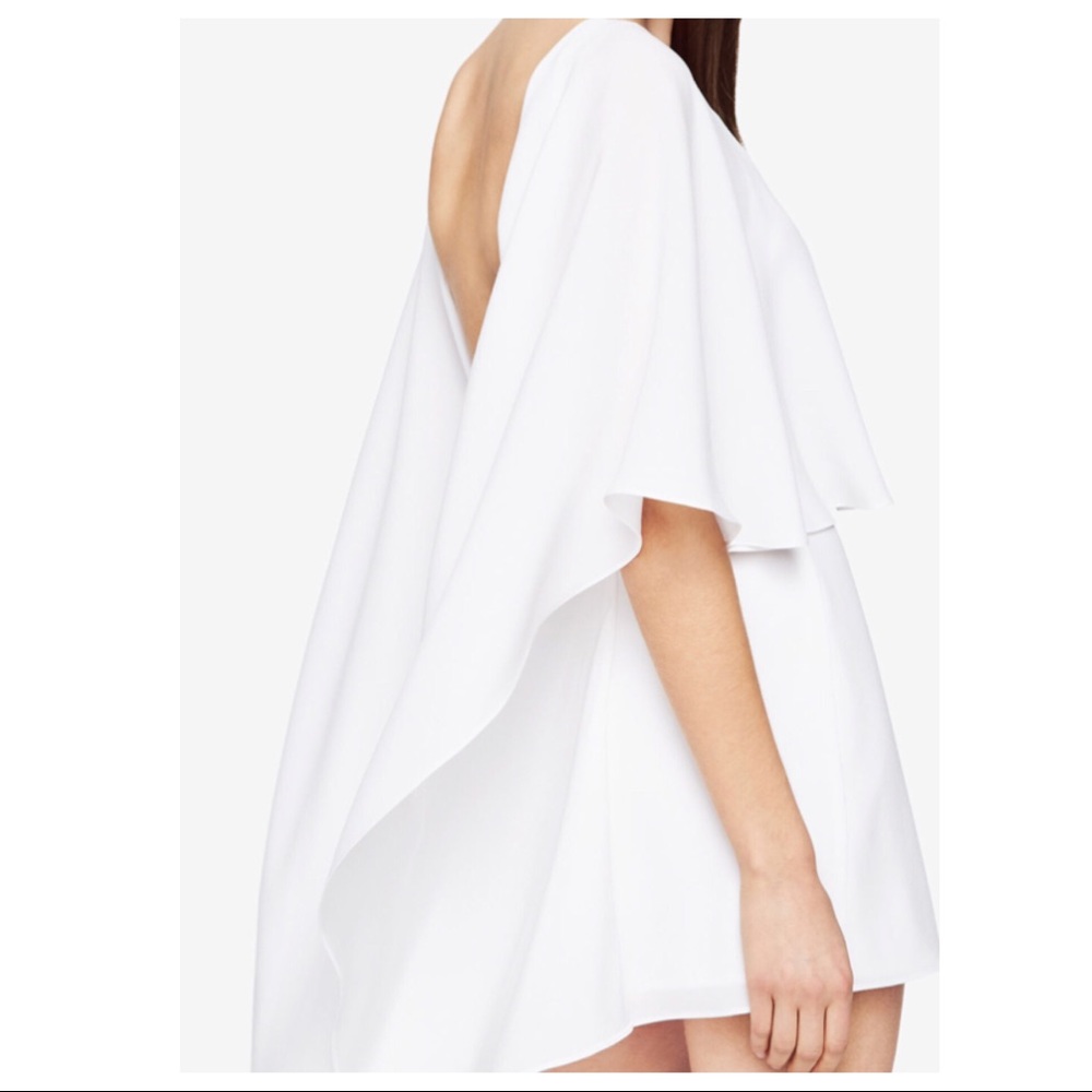 ๐Brand New๐ BCBGMaxazria White Jamey Cape โฆ - Picture 4 of 5